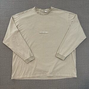 Vanquish Fitness Shirt Men XXL Brown Long Sleeve VQ Fit Workout Gym Bodybuilding